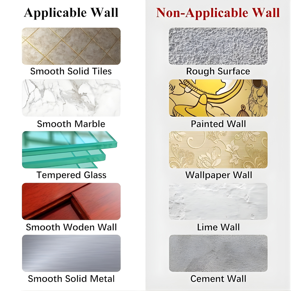 No-Drill Bathroom Corner Shelves