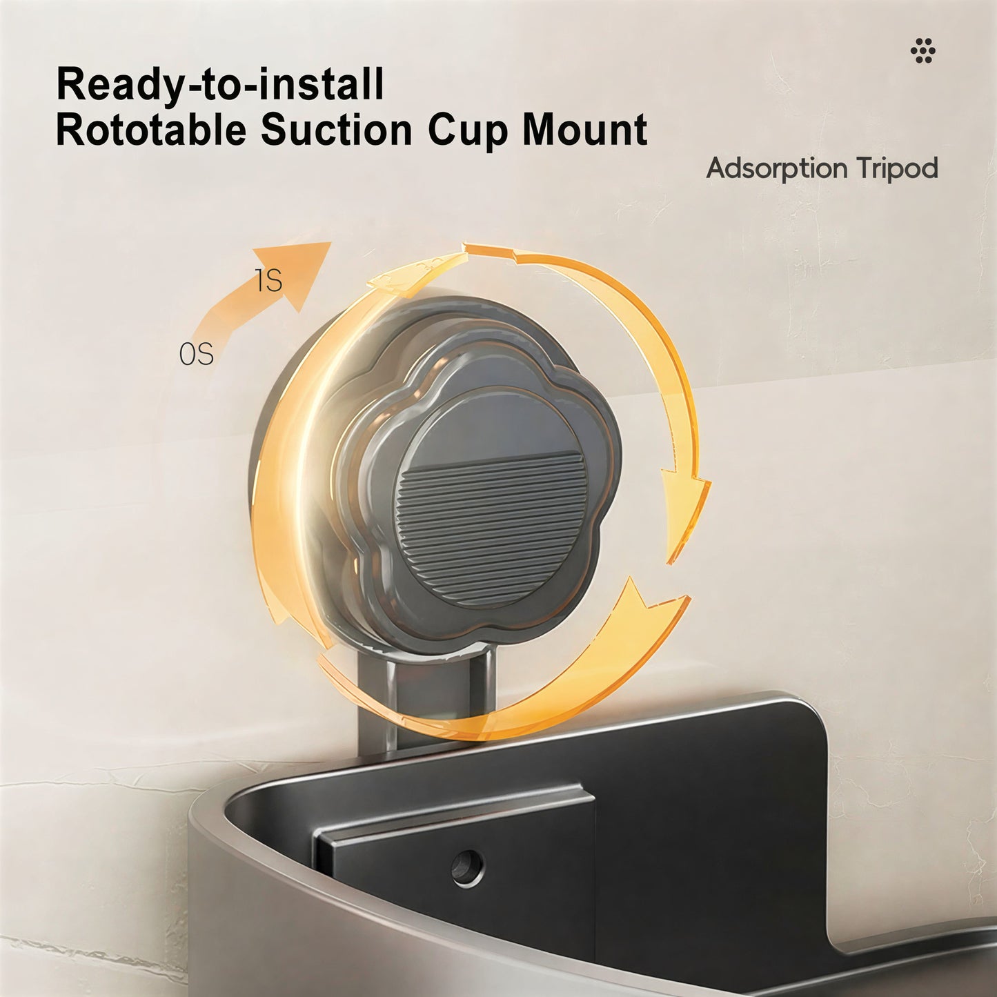 No-Drill Bathroom Corner Shelves