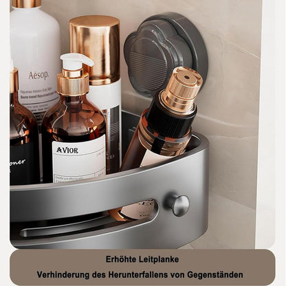 No-Drill Bathroom Corner Shelves